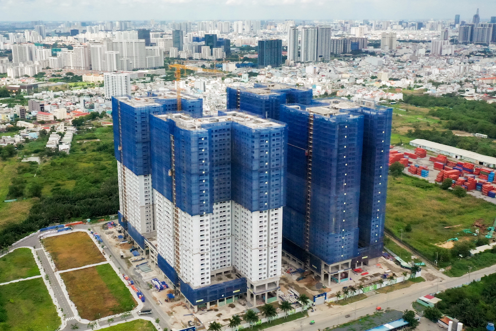 Hình ảnh tổng thể dự án Q7 Sài Gòn Riverside Complex